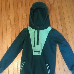 Sitka dark and light green hoodie